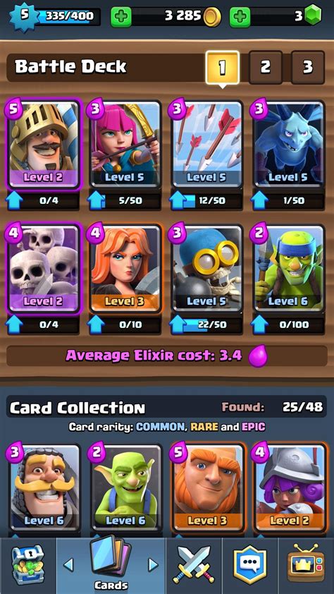 If you need inspiration, here are some decks that work Arena 3 Giant beatdown. . Good decks for clash royale arena 3